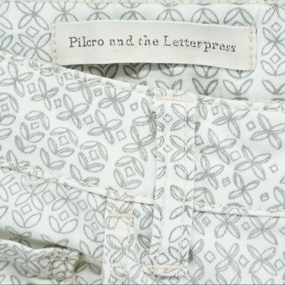 Pilcro and the Letterpress Stet Morocco Print Jeans Size 28 NWOT - Picture 9 of 9